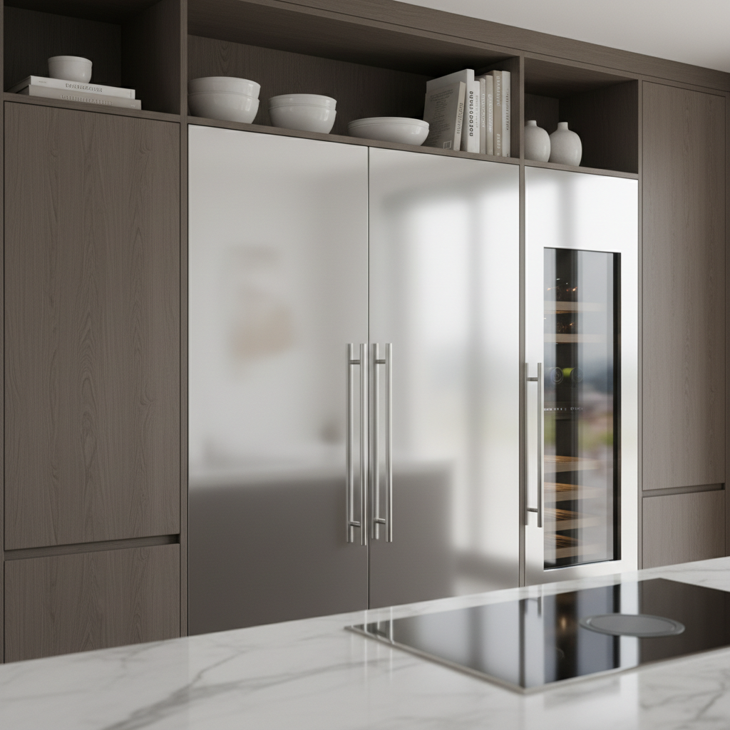 Modern LG-style kitchen appliances